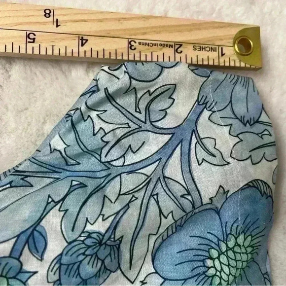 The Vampire's Wife Size 8 High Waist Floral Print Linen Blend Shorts NWT - Picture 8 of 14